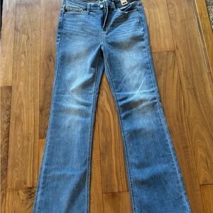 Judy Blue Wide Leg Jeans in Denim Blue